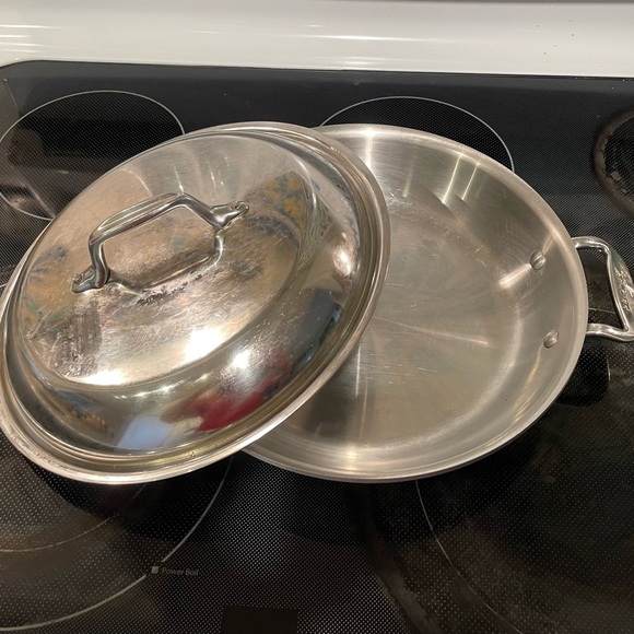 🥘HP🥘All Clad Petite Master Chef Braiser Pan wLid - Picture 4 of 7